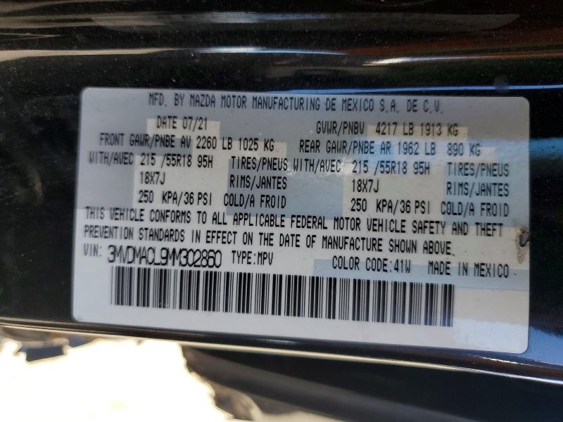 Aukcja sprzedaży 2021 Mazda Cx-30, vin: 3MVDMACL9MM302860, numer aukcji: 79798755