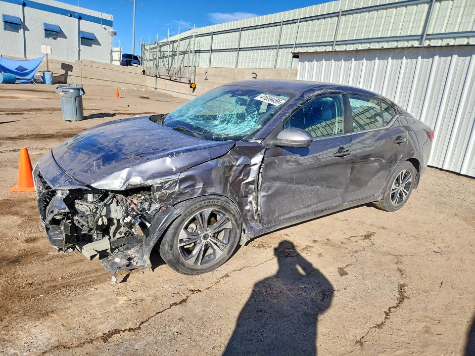 2021 Nissan Sentra მანქანა იყიდება აუქციონზე, vin: 3N1AB8CV3MY233504, აუქციონის ნომერი: 41639456