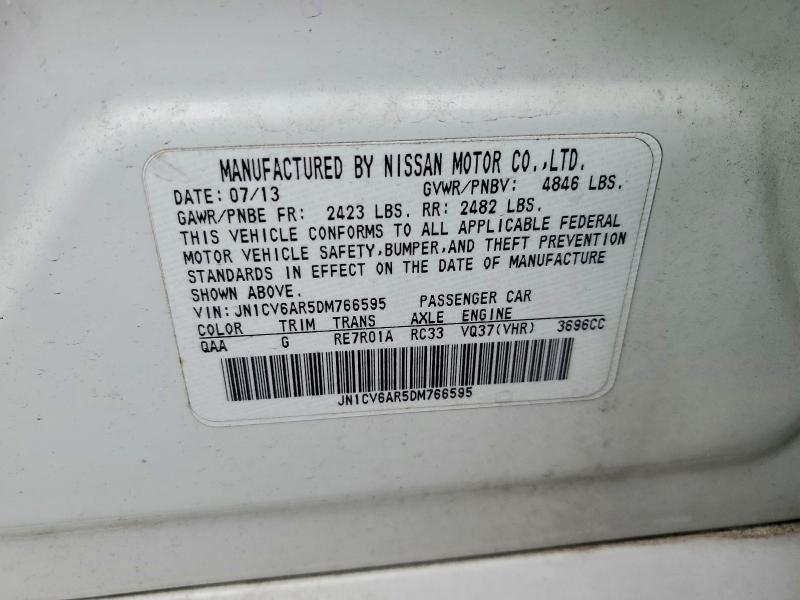 Продажа на аукционе авто 2013 Infiniti G37 Sedan, vin: JN1CV6AR5DM766595, номер лота: 79589635