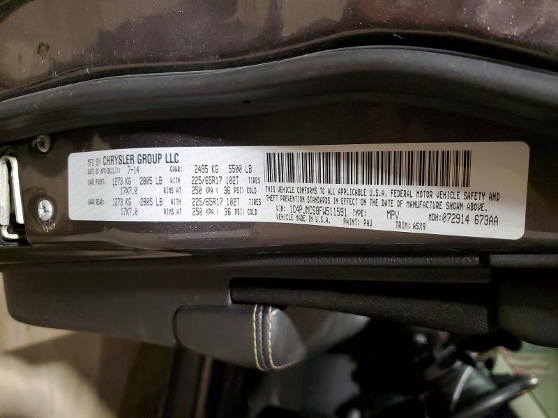 Продаж на аукціоні авто 2015 Jeep Cherokee, vin: 1C4PJMCS8FW511591, номер лоту: 47080086
