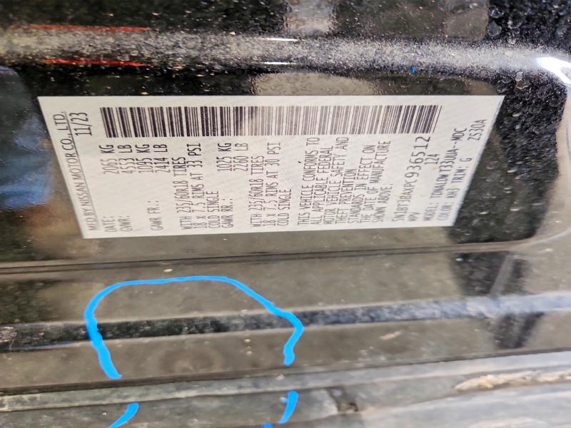 79724575 :رقم المزاد ، 5N1BT3BAXPC936512 vin ، 2023 Nissan Rogue مزاد بيع