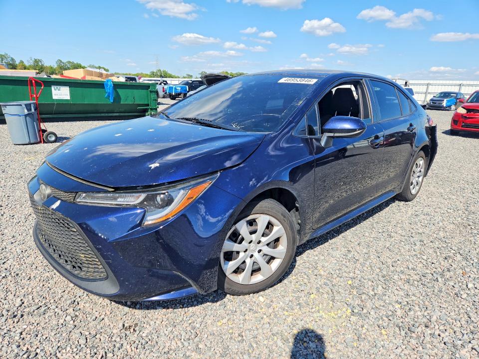 46953846 :رقم المزاد ، JTDEPRAEXLJ113663 vin ، 2020 Toyota Corolla مزاد بيع