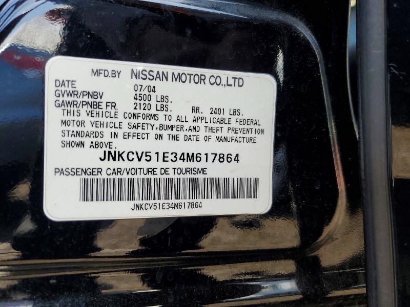 Продажа на аукционе авто 2004 Infiniti G35, vin: JNKCV51E34M617864, номер лота: 47200756