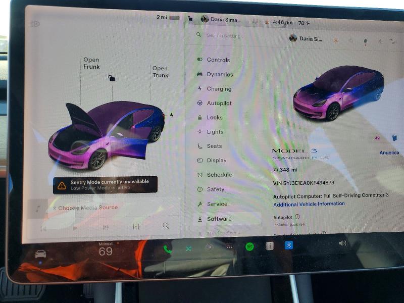 Aukcja sprzedaży 2019 Tesla Model 3, vin: 5YJ3E1EA0KF434879, numer aukcji: 79657025