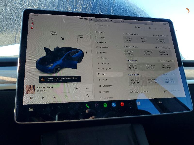 2021 Tesla Model 3 მანქანა იყიდება აუქციონზე, vin: 5YJ3E1EB5MF848896, აუქციონის ნომერი: 46384346