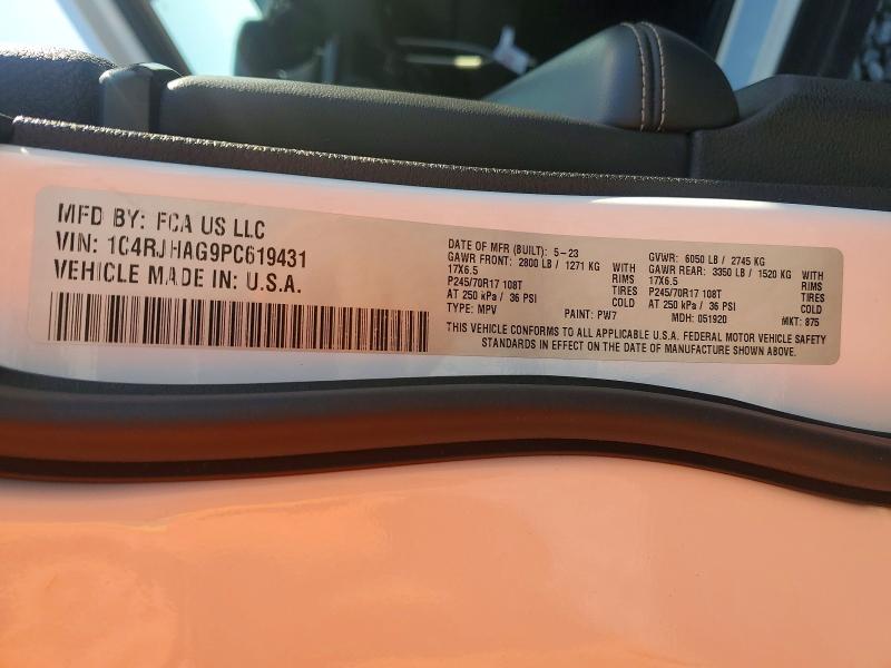 Продажа на аукционе авто 2023 Jeep Grand Cherokee, vin: 1C4RJHAG9PC619431, номер лота: 77927125