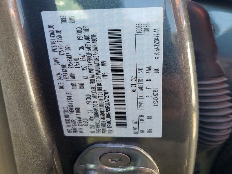 Продаж на аукціоні авто 2024 Ford Escape Ac, vin: 1FMCU0GN9RUA72707, номер лоту: 47786506