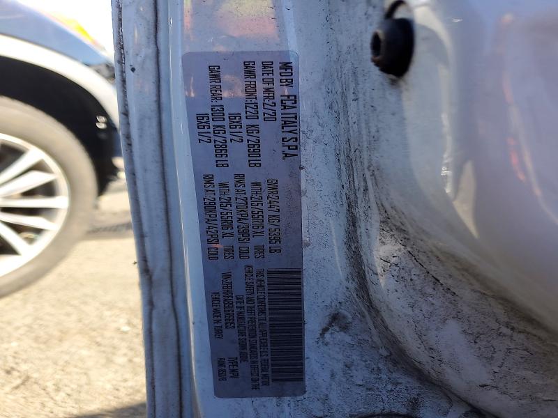 2020 Ram Promaster City მანქანა იყიდება აუქციონზე, vin: ZFBHRFAB9L6R66153, აუქციონის ნომერი: 46115606