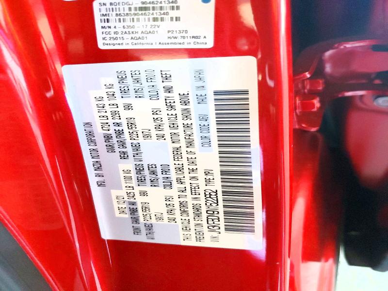 79672835 :رقم المزاد ، JM3KFBDM9N1522652 vin ، 2022 Mazda Cx-5 مزاد بيع