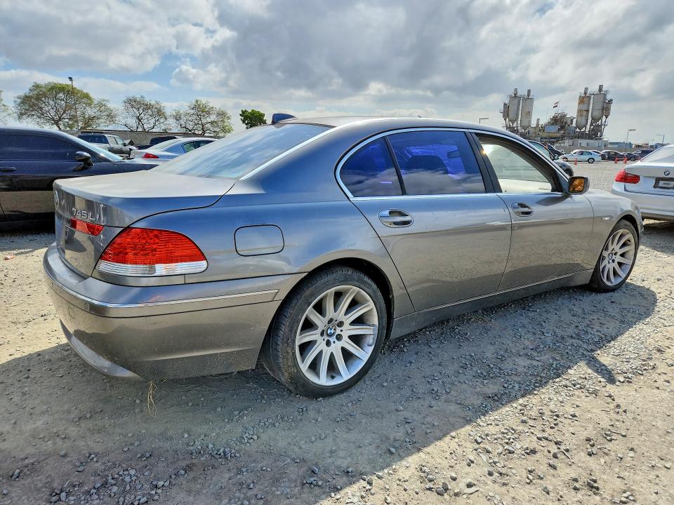 41850346 :رقم المزاد ، WBAGN63534DS54257 vin ، 2004 Bmw 745 مزاد بيع