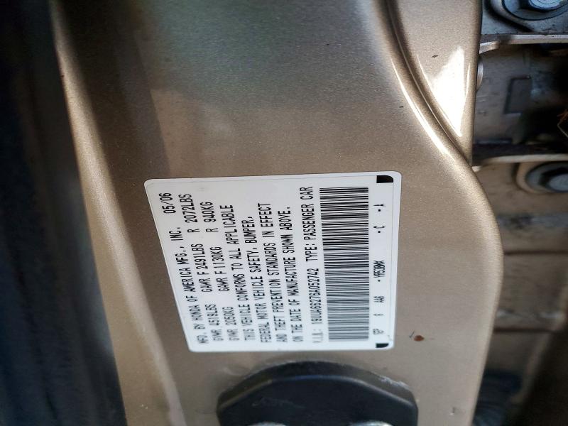 2006 Acura Tl მანქანა იყიდება აუქციონზე, vin: 19UUA66276A052742, აუქციონის ნომერი: 46956136