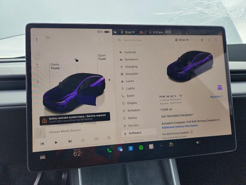 Продажа на аукционе авто 2026 Tesla Model Y, vin: 7SAYGDEE3TA440357, номер лота: 47030296