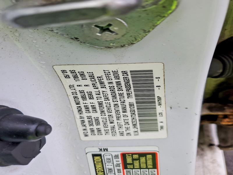 Продажа на аукционе авто 2010 Honda Insight, vin: JHMZE2H73AS012881, номер лота: 79013415