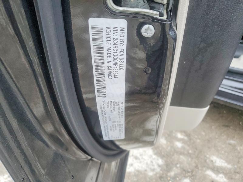 2022 Chrysler Pacifica მანქანა იყიდება აუქციონზე, vin: 2C4RC1GG0NR138948, აუქციონის ნომერი: 47660186