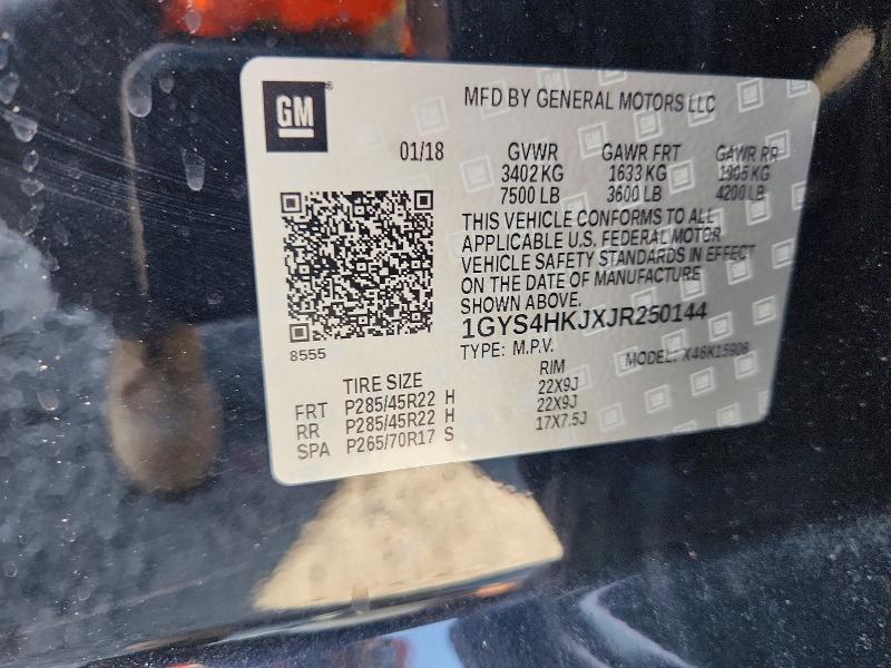 Продажа на аукционе авто 2018 Cadillac Escalade, vin: 1GYS4HKJXJR250144, номер лота: 47898916