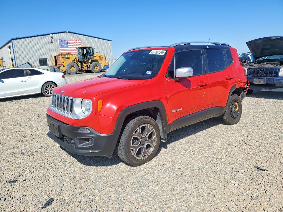 2016 Jeep Renegade მანქანა იყიდება აუქციონზე, vin: ZACCJBDT5GPC75586, აუქციონის ნომერი: 46099126
