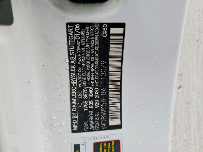 Продажа на аукционе авто 2006 Mercedes-benz Slk, vin: WDBWK56F86F113079, номер лота: 78309375