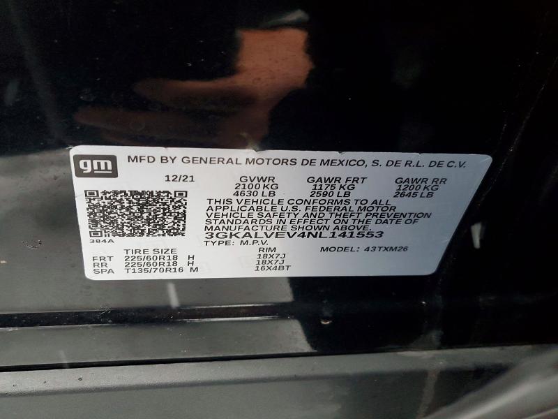 Продаж на аукціоні авто 2022 Gmc Terrain, vin: 3GKALVEV4NL141553, номер лоту: 78466845
