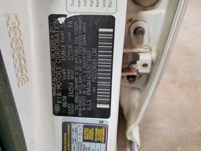 Aukcja sprzedaży 2014 Kia Optima Hybrid, vin: KNAGN4AD3E5074903, numer aukcji: 47638486
