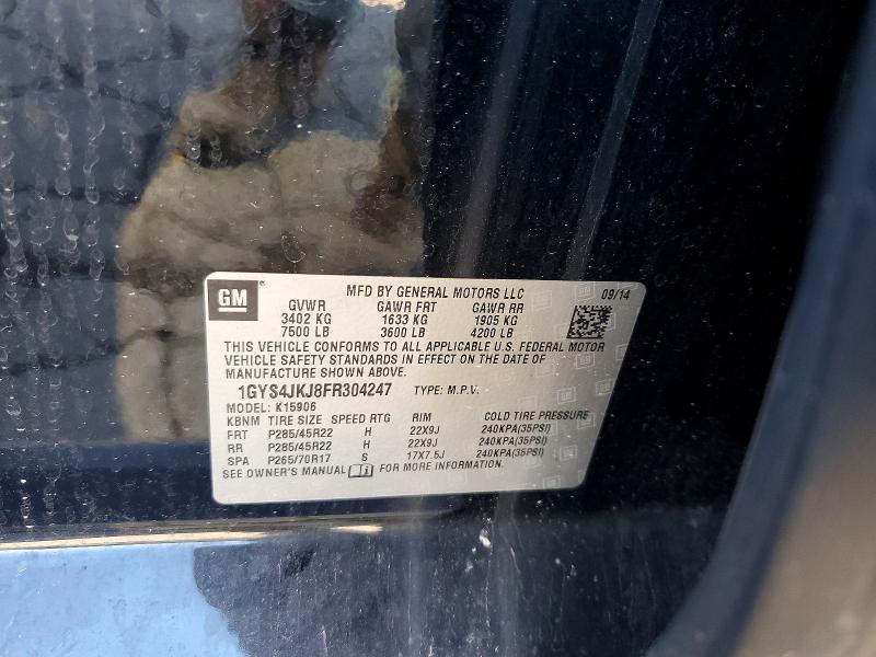 Продаж на аукціоні авто 2015 Cadillac Escalade, vin: 1GYS4JKJ8FR304247, номер лоту: 47215506