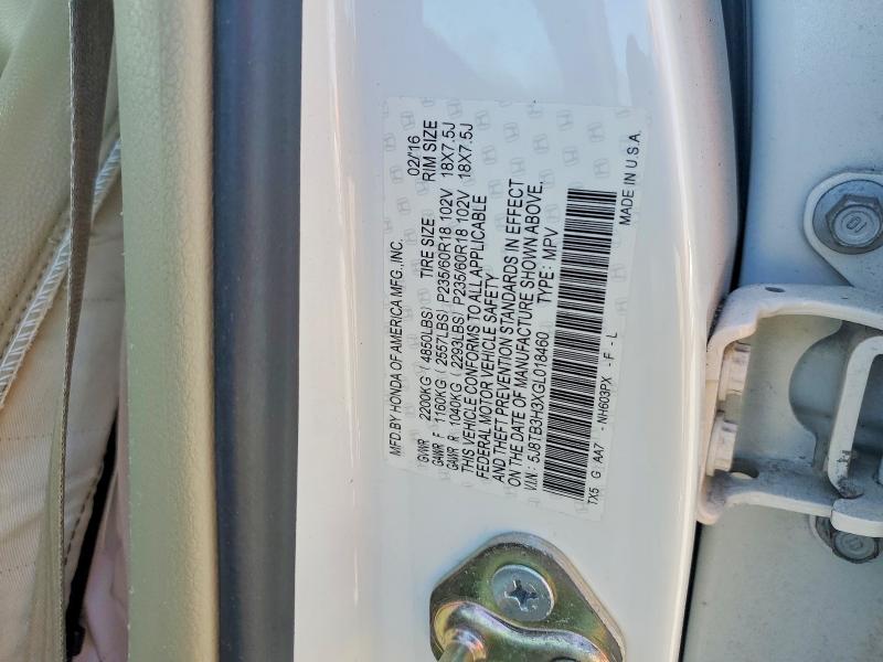 Aukcja sprzedaży 2016 Acura Rdx, vin: 5J8TB3H3XGL018460, numer aukcji: 45933416