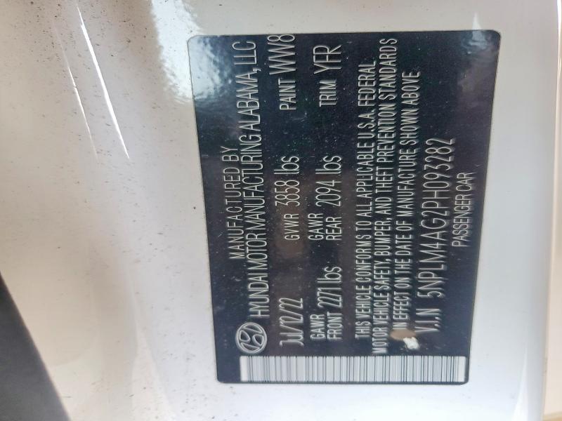 Aukcja sprzedaży 2023 Hyundai Elantra, vin: 5NPLM4AG2PH093282, numer aukcji: 47576516