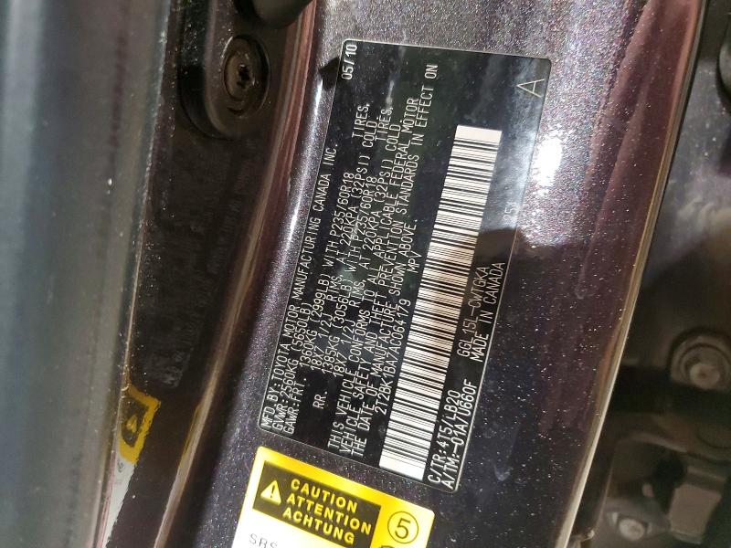 Aukcja sprzedaży 2010 Lexus Rx 350, vin: 2T2BK1BA7AC064179, numer aukcji: 48012366