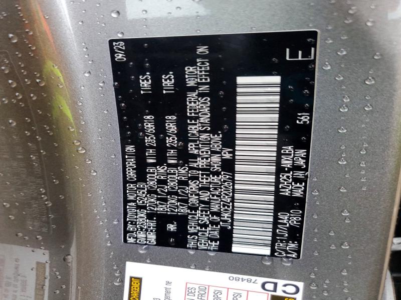 41766396 :رقم المزاد ، JTJHKCEZ4R2026797 vin ، 2024 Lexus Nx 350h مزاد بيع