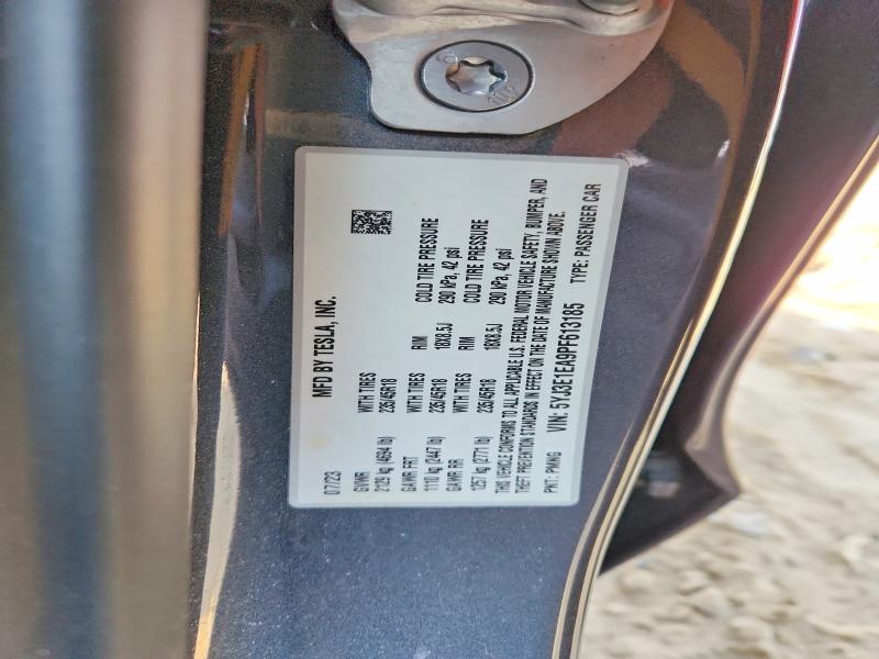 47437716 :رقم المزاد ، 5YJ3E1EA9PF613185 vin ، 2023 Tesla Model 3 مزاد بيع