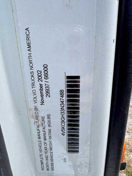 Продаж на аукціоні авто 2003 Volvo Vhd, vin: 4V5KC9GH33N347488, номер лоту: 46917146