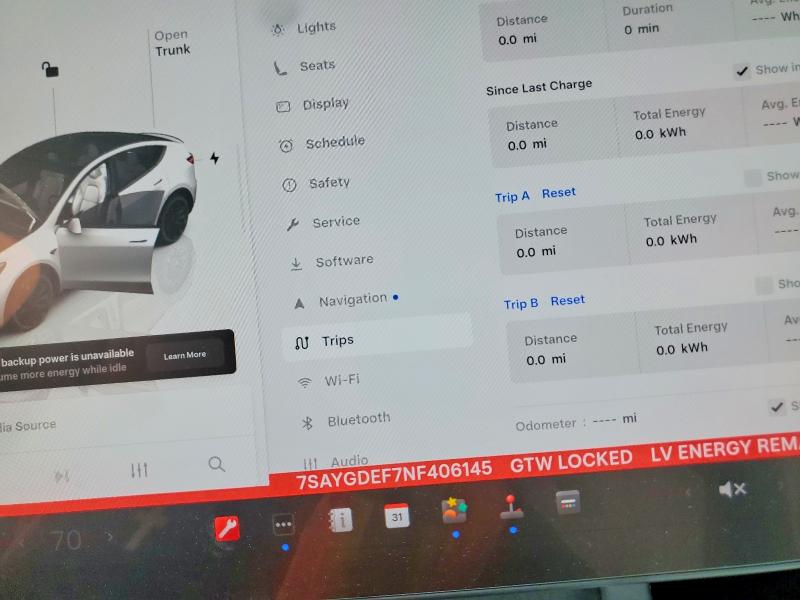 Aukcja sprzedaży 2022 Tesla Model Y, vin: 7SAYGDEF7NF406145, numer aukcji: 47965276