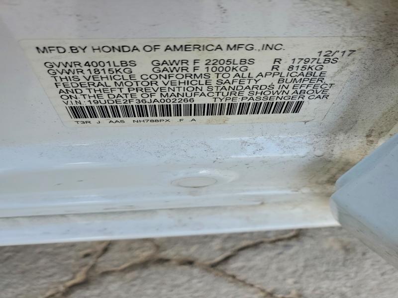 Aukcja sprzedaży 2018 Acura Ilx, vin: 19UDE2F36JA002266, numer aukcji: 79782515