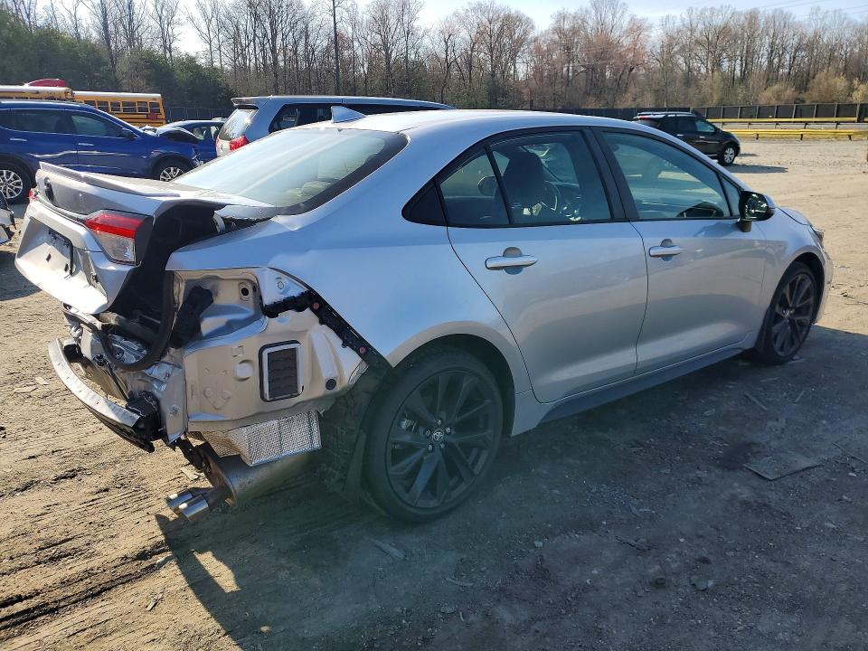 46631726 :رقم المزاد ، JTDS4MCE2P3516820 vin ، 2023 Toyota Corolla مزاد بيع