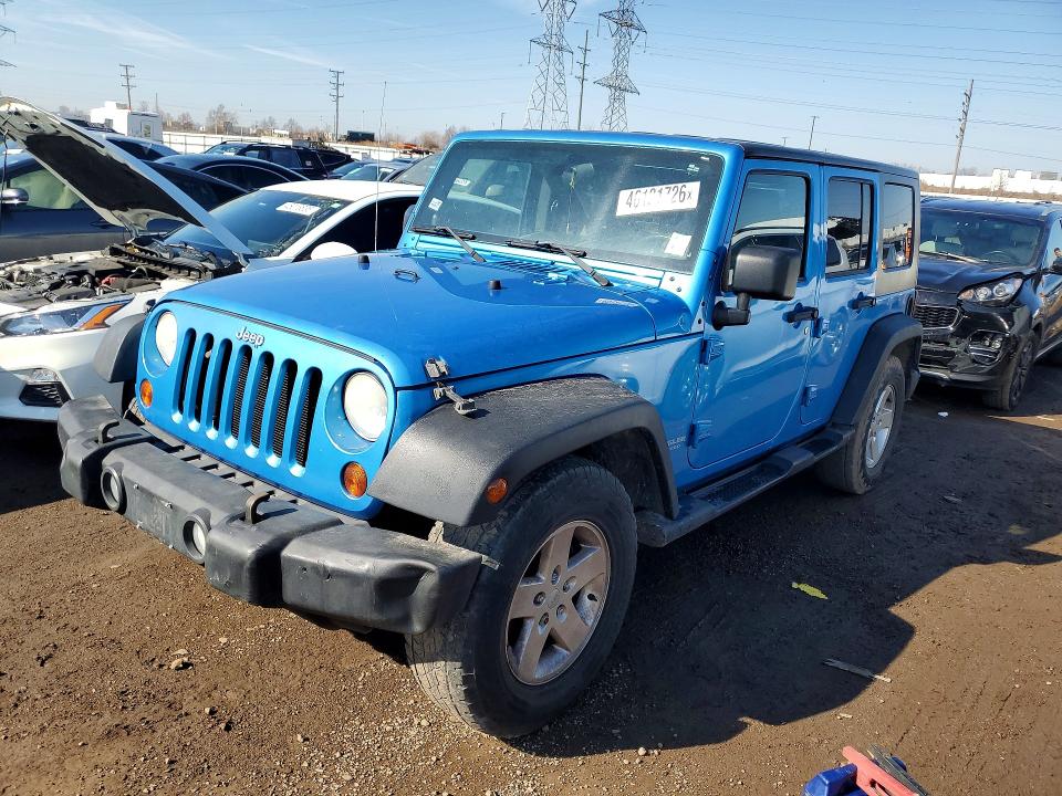 Auction sale of the 2010 Jeep Wrangler Unlimited, vin: 1J4HB3H15AL214469, lot number: 46121726
