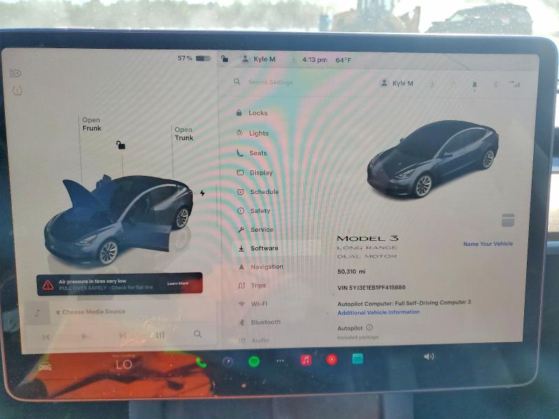 Продажа на аукционе авто 2023 Tesla Model 3, vin: 5YJ3E1EB1PF415886, номер лота: 47073786