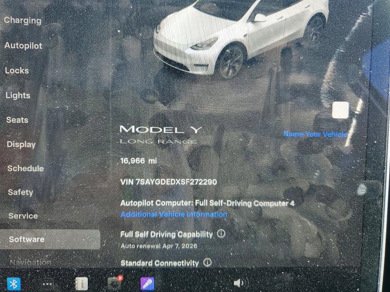 Aukcja sprzedaży 2025 Tesla Model Y, vin: 7SAYGDEDXSF272290, numer aukcji: 45506306