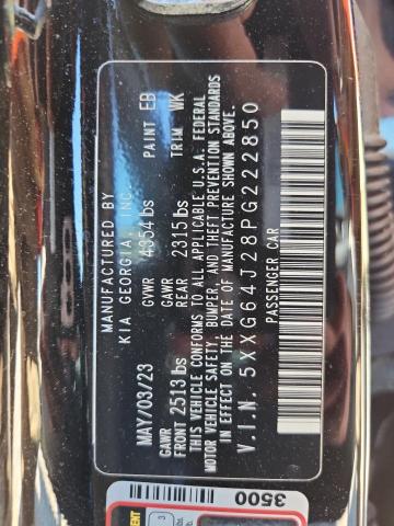 2023 Kia K5 მანქანა იყიდება აუქციონზე, vin: 5XXG64J28PG222850, აუქციონის ნომერი: 46386396