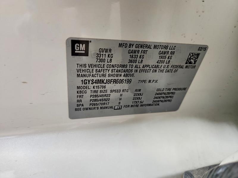 Продажа на аукционе авто 2015 Cadillac Escalade, vin: 1GYS4MKJ8FR606199, номер лота: 79955785
