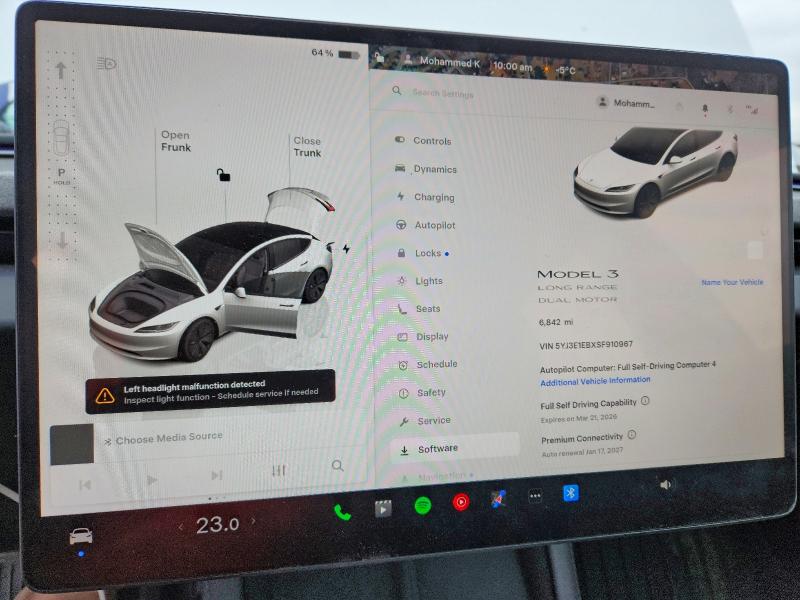 Продажа на аукционе авто 2025 Tesla Model 3, vin: 5YJ3E1EBXSF910967, номер лота: 46518156