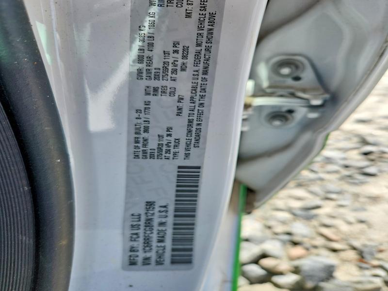 Продажа на аукционе авто 2024 Ram 1500, vin: 1C6RRFCG8RN121598, номер лота: 41694186
