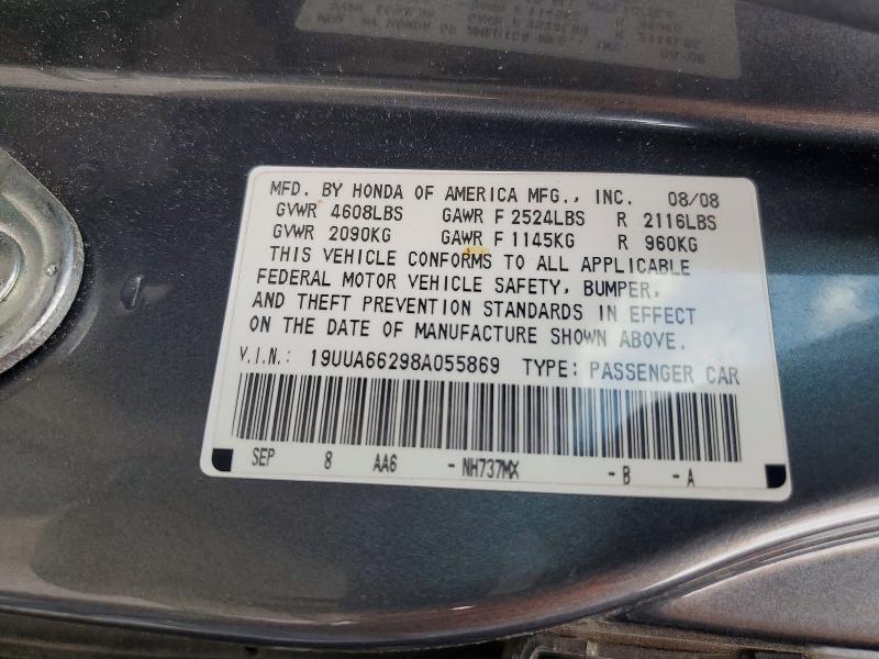 Aukcja sprzedaży 2008 Acura Tl, vin: 19UUA66298A055869, numer aukcji: 48123676