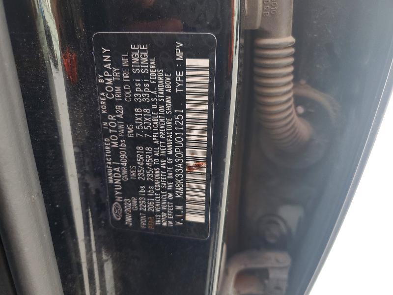 2023 Hyundai Kona მანქანა იყიდება აუქციონზე, vin: KM8K33A30PU011251, აუქციონის ნომერი: 48004836