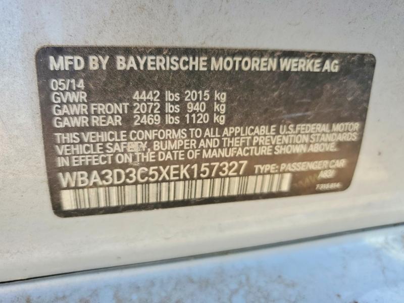 79948055 :رقم المزاد ، WBA3D3C5XEK157327 vin ، 2014 Bmw 328 مزاد بيع