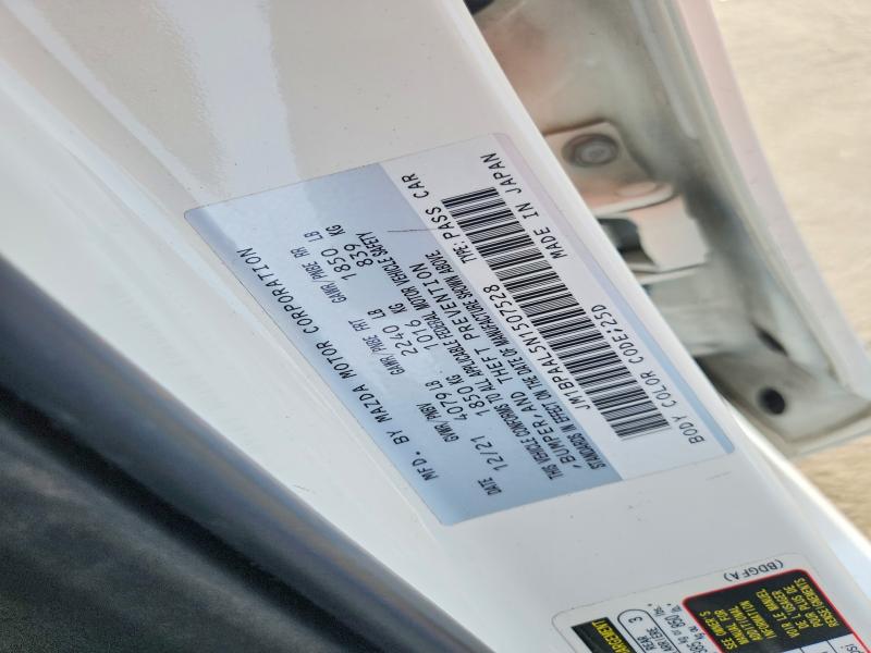 47128126 :رقم المزاد ، JM1BPAAL5N1507528 vin ، 2022 Mazda 3 مزاد بيع