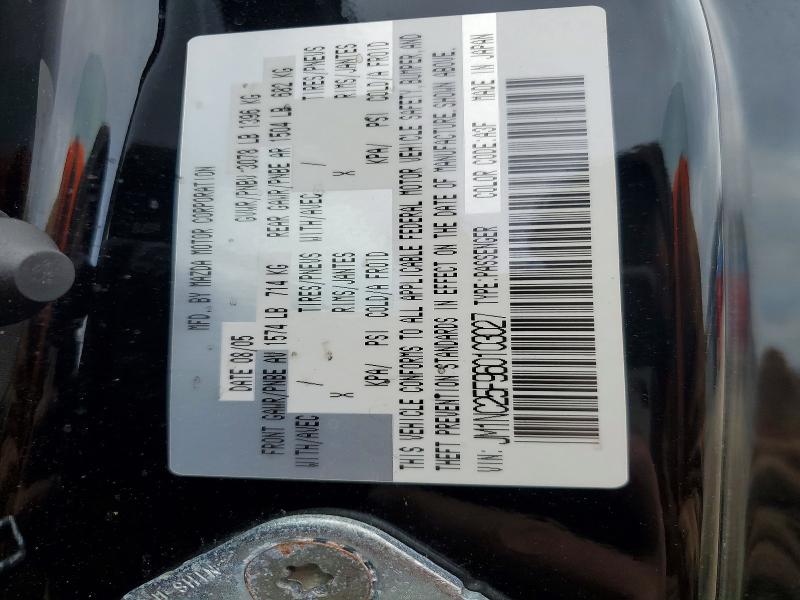 2006 Mazda Mx-5 Miata მანქანა იყიდება აუქციონზე, vin: JM1NC25F960103027, აუქციონის ნომერი: 47618136
