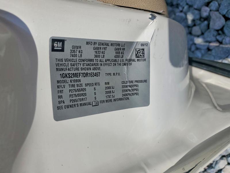 Aukcja sprzedaży 2013 Gmc Yukon Xl, vin: 1GKS2MEF7DR163497, numer aukcji: 47869076