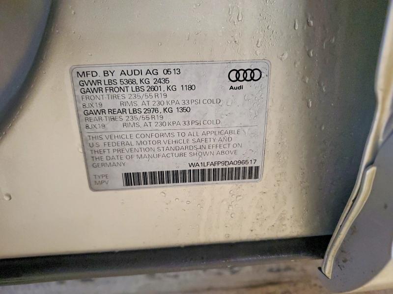 Aukcja sprzedaży 2013 Audi Q5, vin: WA1LFAFP9DA096517, numer aukcji: 45542766