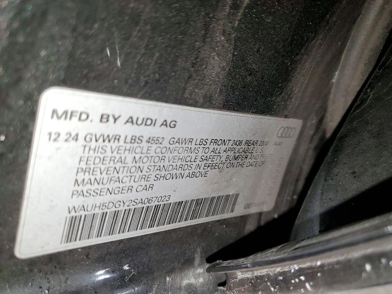 Aukcja sprzedaży 2025 Audi S3, vin: WAUH5DGY2SA067023, numer aukcji: 78772285