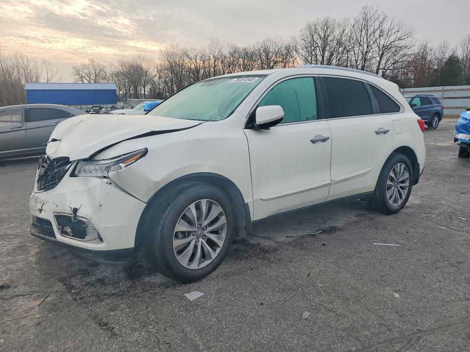 Продаж на аукціоні авто 2014 Acura Mdx, vin: 5FRYD4H49EB048416, номер лоту: 78281045