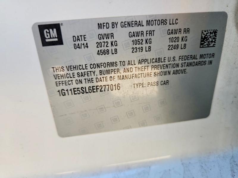 46726406 :رقم المزاد ، 1G11E5SL6EF277016 vin ، 2014 Chevrolet Malibu مزاد بيع